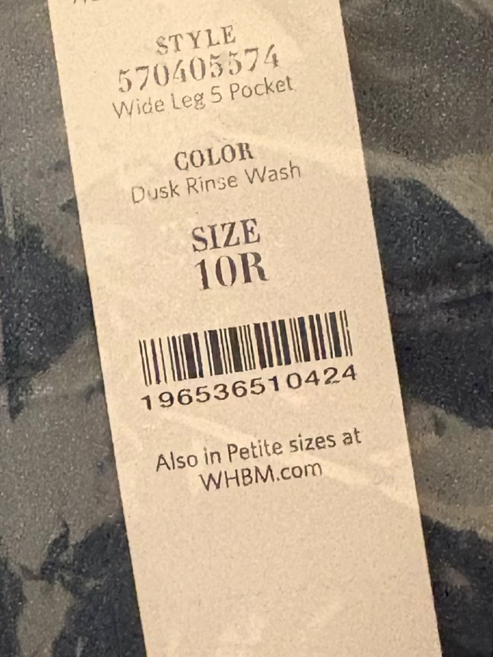 WHBM - Lightweight wide leg jeans - Picture 3 of 4